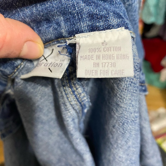 VINTAGE xhilaration 90’s Blue Denim Zip Up Jacket Size Small - Picture 4 of 6